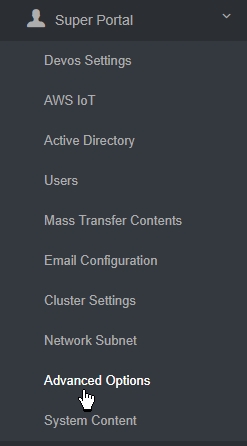 Super Portal Advanced Options