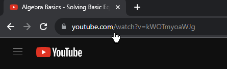 YouTube URL